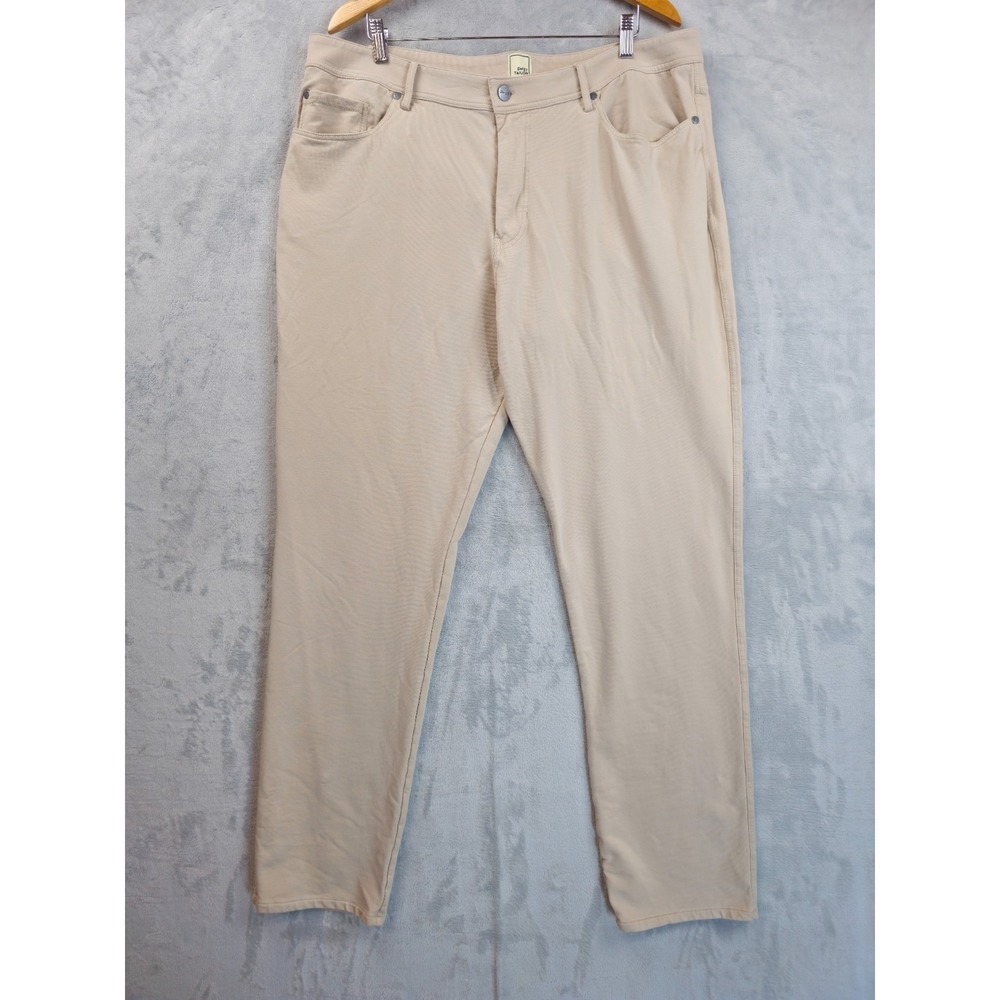 Swet Tailor Beige Tan All In Stretch Pants Men's 40x33 Casual Comfortable